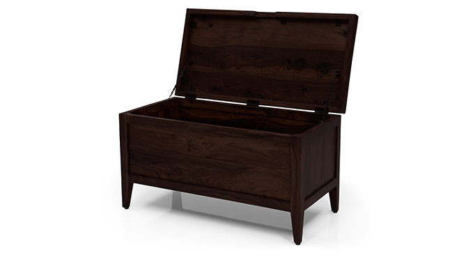 Norvik Storage Bench Mahogany Finish